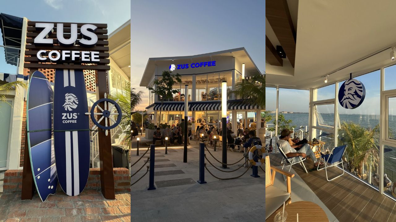 The newly revamped two-storey café is drawing crowds with its spacious layout, open-air seating and seaside aesthetics.