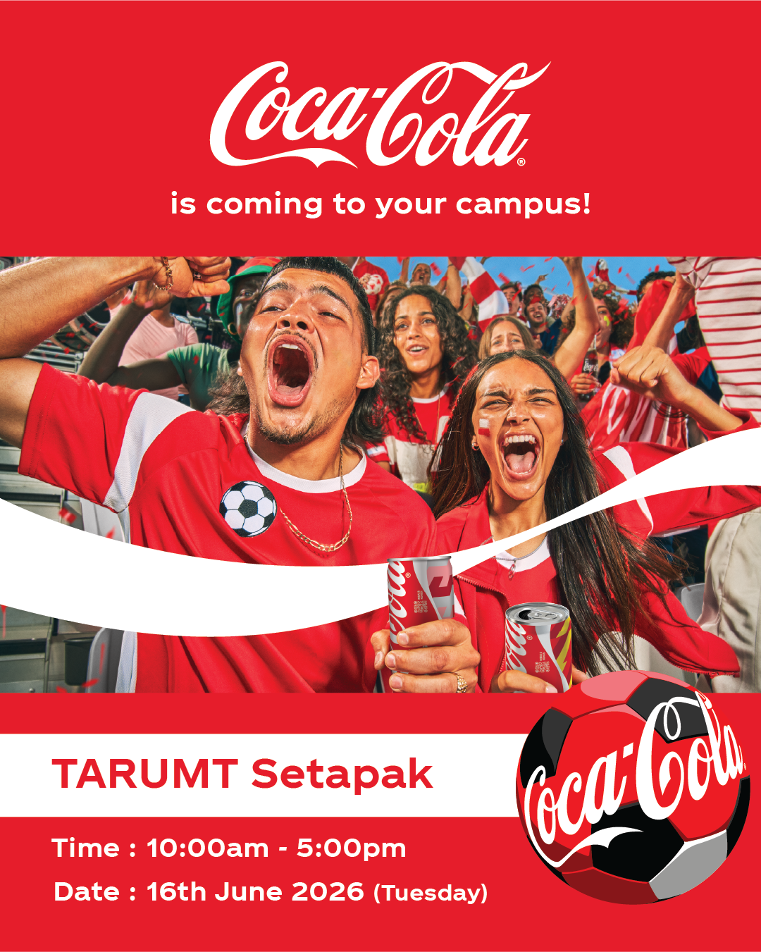 Coca Cola FIFA Campus Tour @ TARUMT
