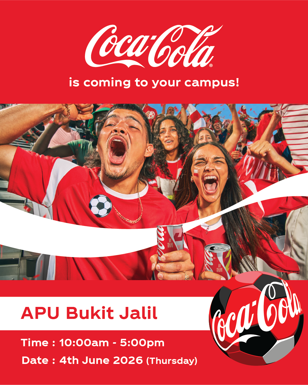 Coca Cola FIFA Campus Tour @ APU Bukit Jalil