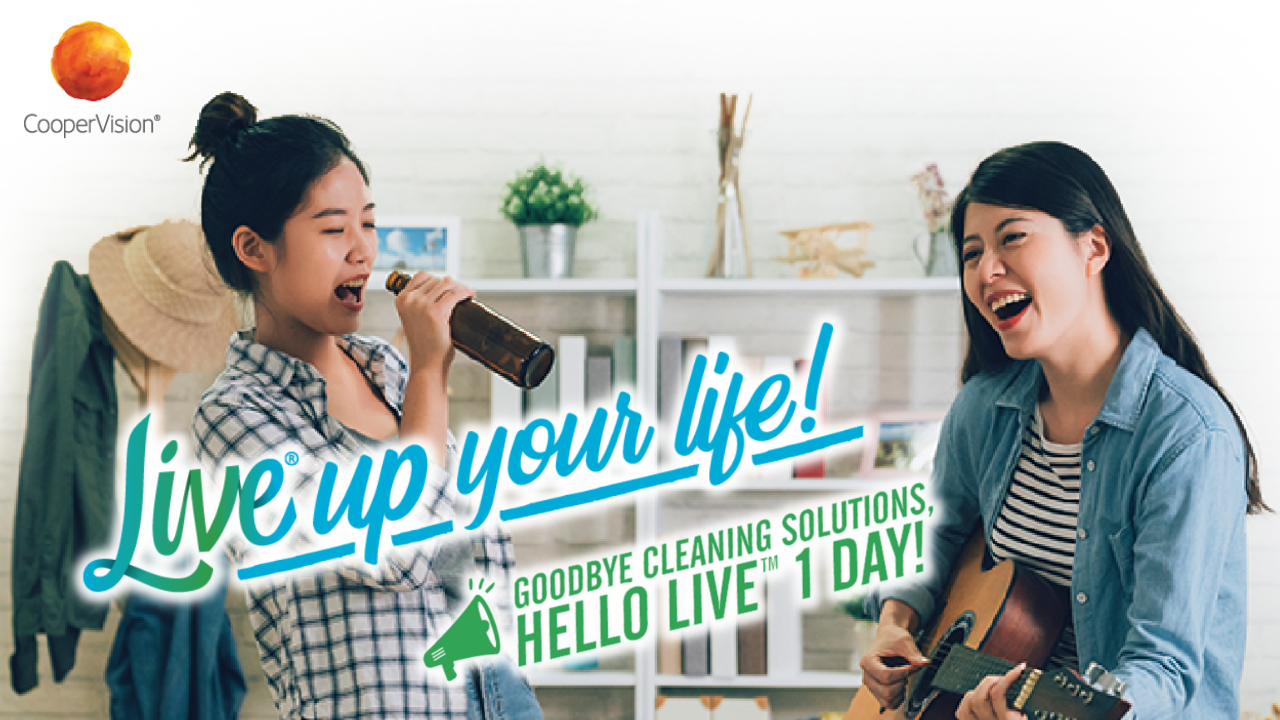 Live hassle-free with the #Live1day contact lenses!