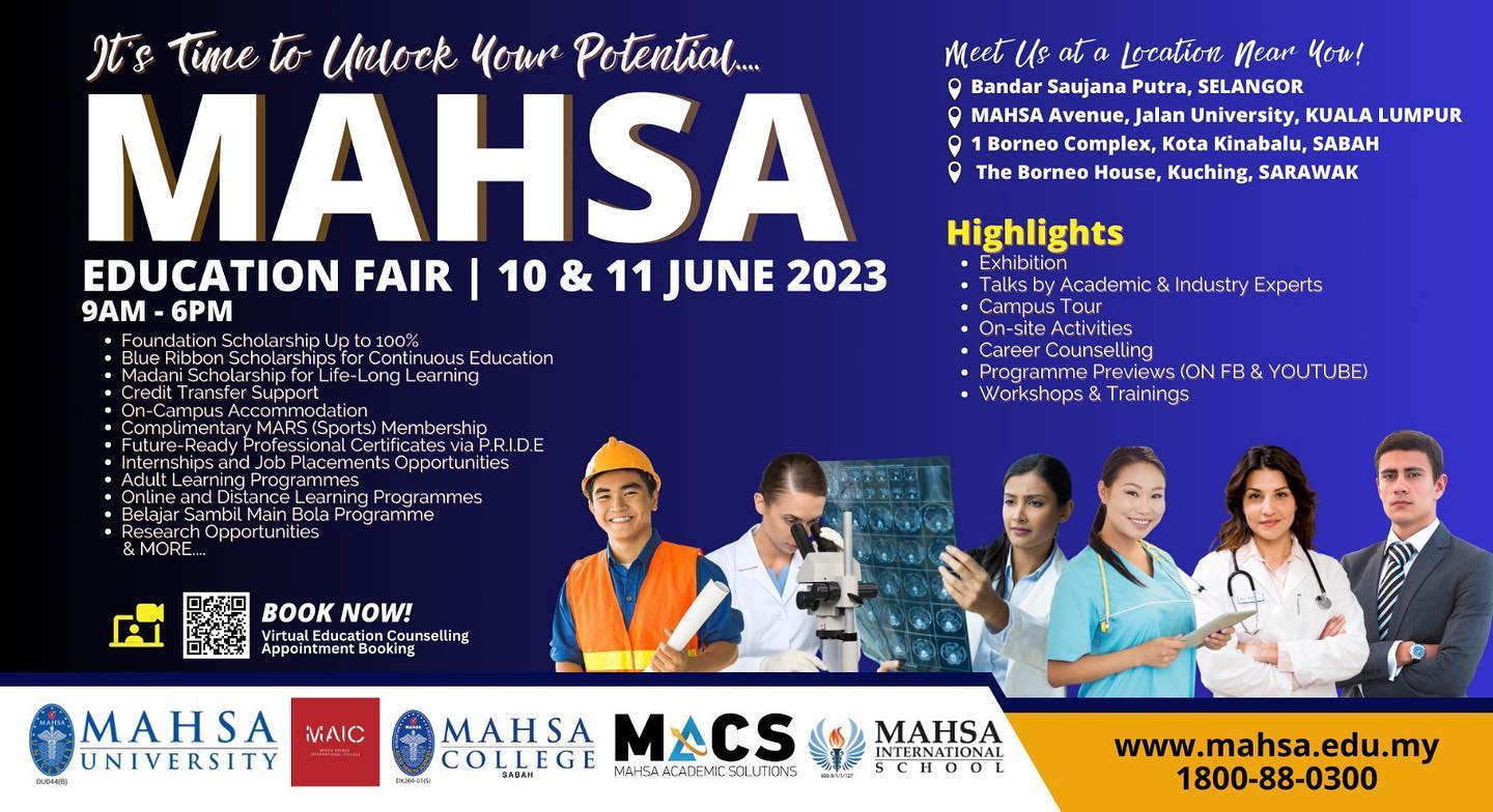 Discover on how you can tap into your potential with MAHSA University